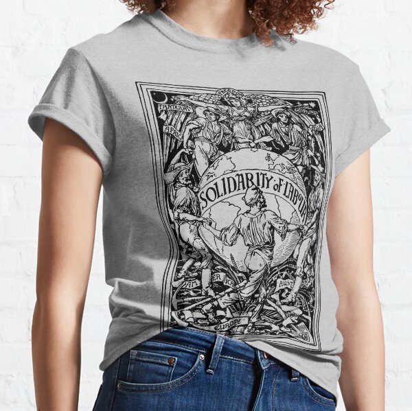Solidarity of Labour - Walter Crane, Socialist, Propaganda, Leftist, Communist Classic T-Shirt