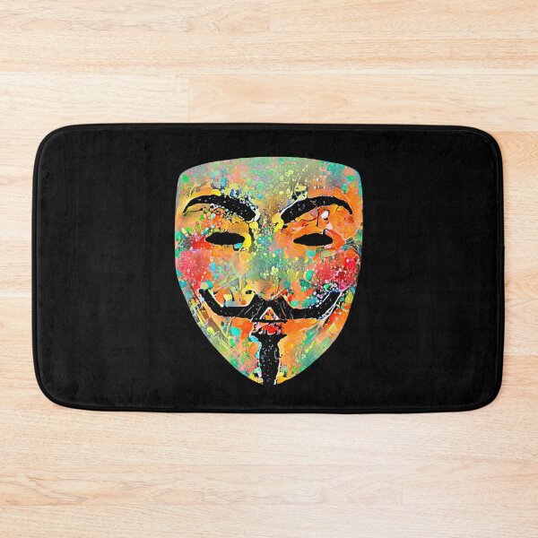 Item preview, Anonymous Guy Fawkes mask paint splatter designed and sold by PrintPit.