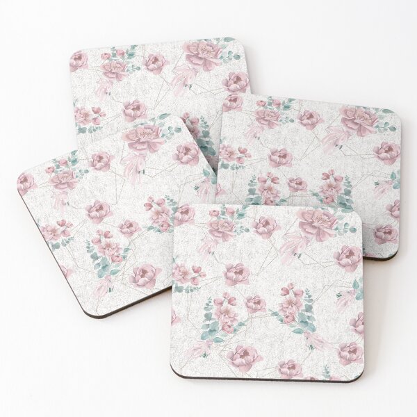 Item preview, Pink Pastel Color Floral designed and sold by Etherfolk.