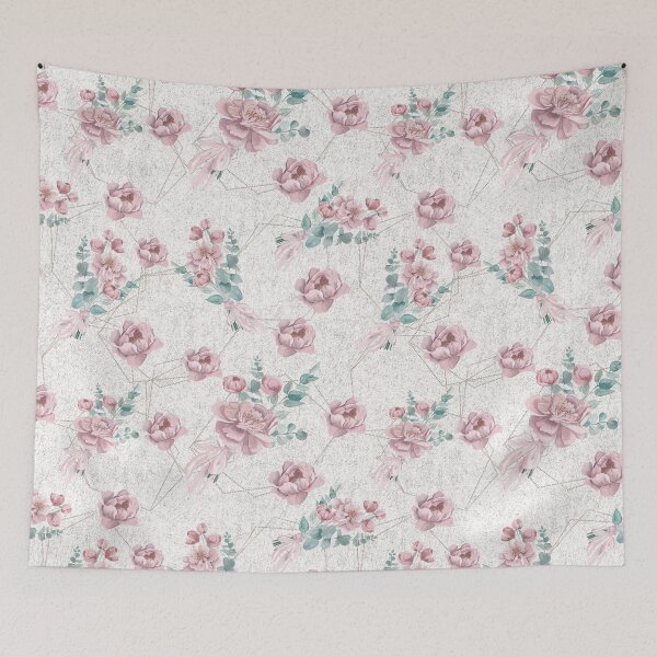 Item preview, Pink Pastel Color Floral designed and sold by Etherfolk.