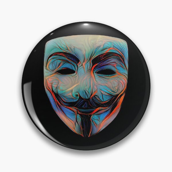 Item preview, Anonymous Guy Fawkes mask - evilish designed and sold by PrintPit.