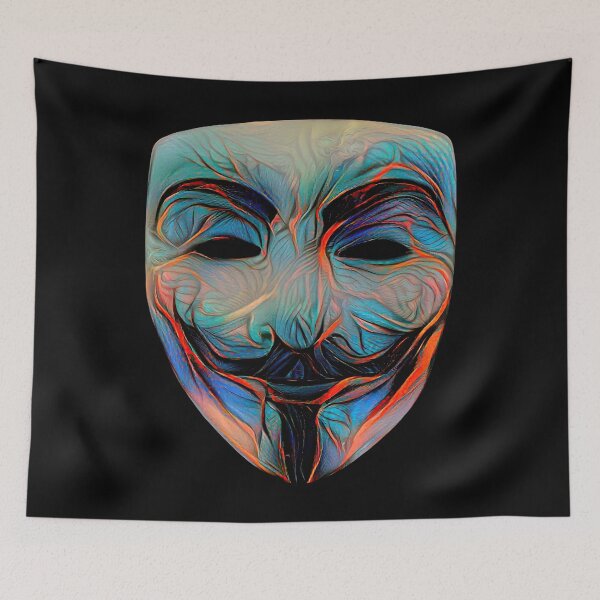 Item preview, Anonymous Guy Fawkes mask - evilish designed and sold by PrintPit.