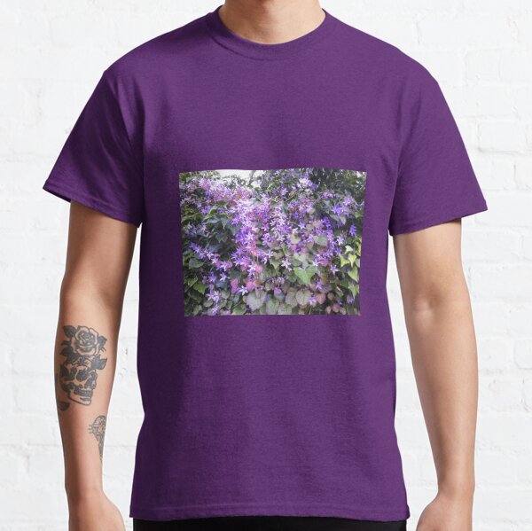 Mauve Hedge Flower Classic T-Shirt