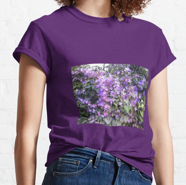Mauve Hedge Flower Classic T-Shirt