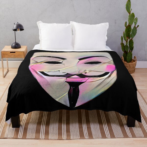 Item preview, Anonymous Guy Fawkes mask - 80s style designed and sold by PrintPit.