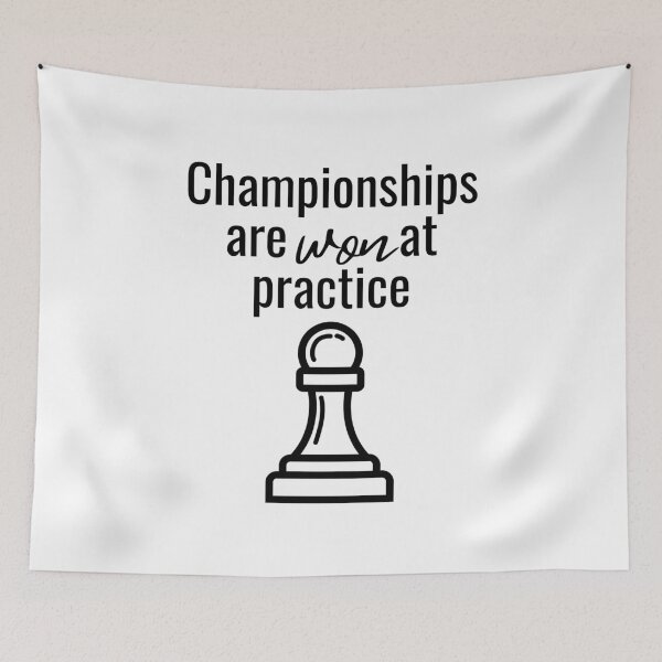 Item preview, Inspiring Chess Girl Quote designed and sold by RaquelDeneth.
