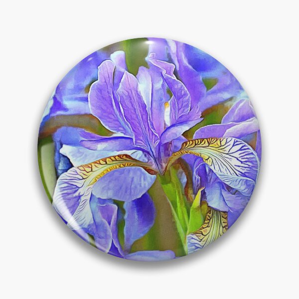 Item preview, Purple Irises on a May Afternoon designed and sold by SeaChangeDesign.