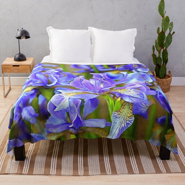 Item preview, Purple Irises on a May Afternoon designed and sold by SeaChangeDesign.