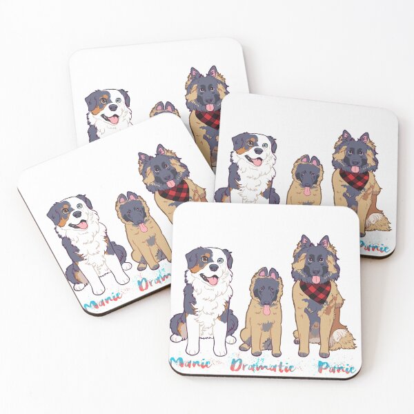 Item preview, Australian shepherd Belgian tervuren designed and sold by Ivy Fox Illustration.