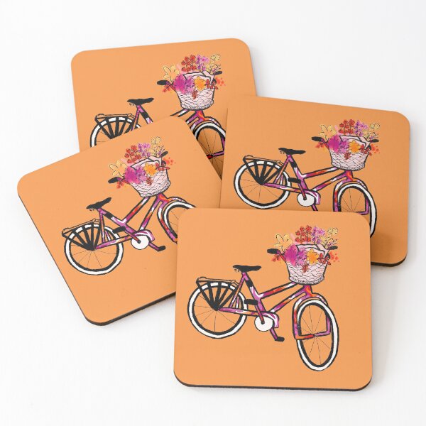Item preview, Lesbian Bicycle (Orange Variation) designed and sold by studioemrose.