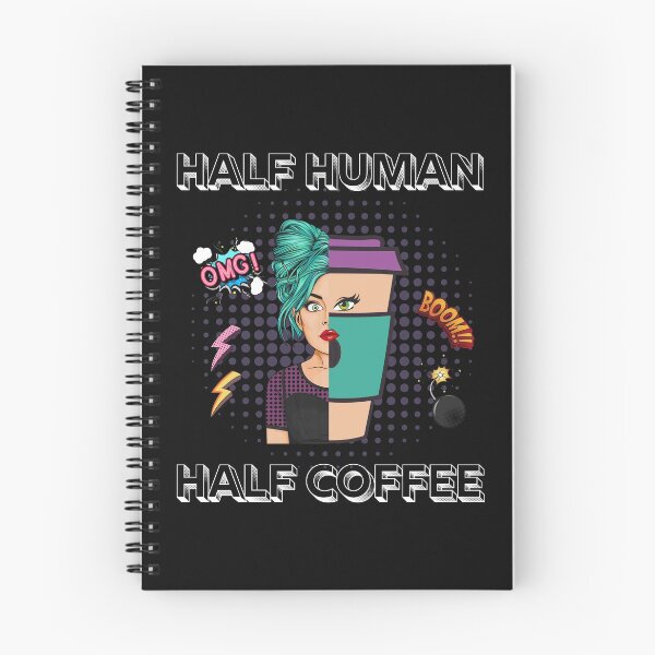 Item preview, Half Human, Half Coffee; pop art design for caffeine lovers designed and sold by ritapestaninha.