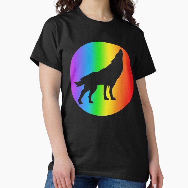 Artikel-Vorschau von Wolf Liebhaber Regenbogen Silhouette Wolf Geschenke, designt und verkauft von alaechamlal.