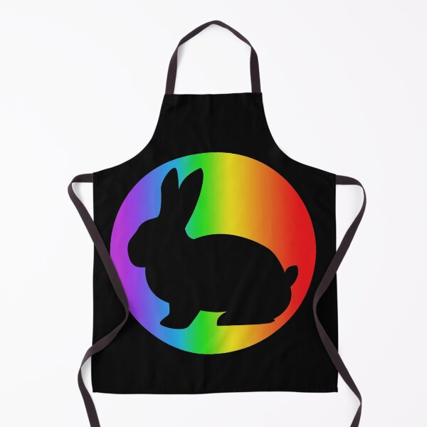Item preview, rabbit lover rainbow silhouette rabbit gifts designed and sold by alaechamlal.