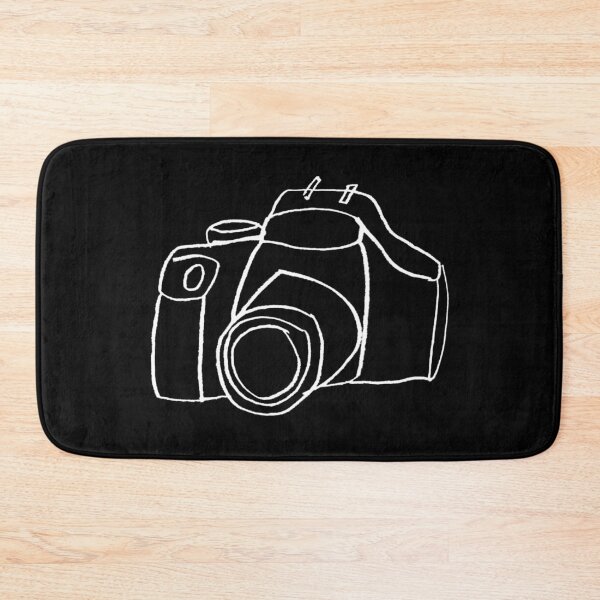 Artikelvorschau, Schwarz-Weiß-DSLR-Kamera entworfen und verkauft von badlydrawnbabe.