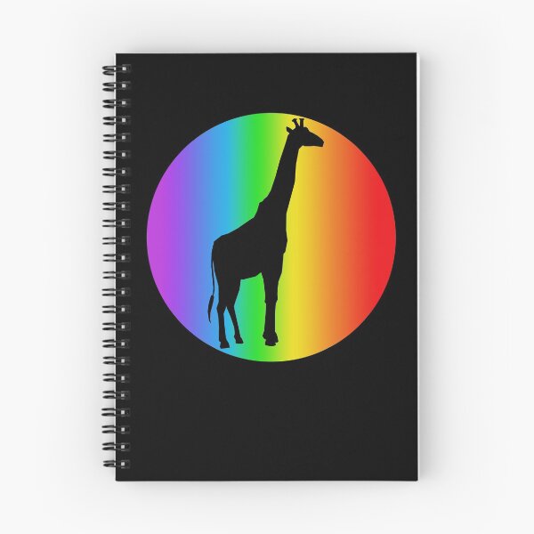 Item preview, giraffe lover rainbow silhouette giraffe gifts designed and sold by alaechamlal.