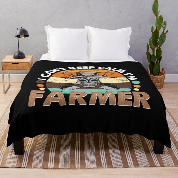 Item preview, I Can't Keep Calm I'm Farmer - Funny Farming Quote Gardener For Farmer Dad Wife Gift Idea designed and sold by hattem.