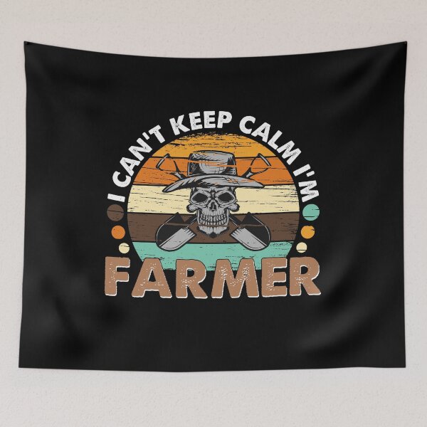 Item preview, I Can't Keep Calm I'm Farmer - Funny Farming Quote Gardener For Farmer Dad Wife Gift Idea designed and sold by hattem.