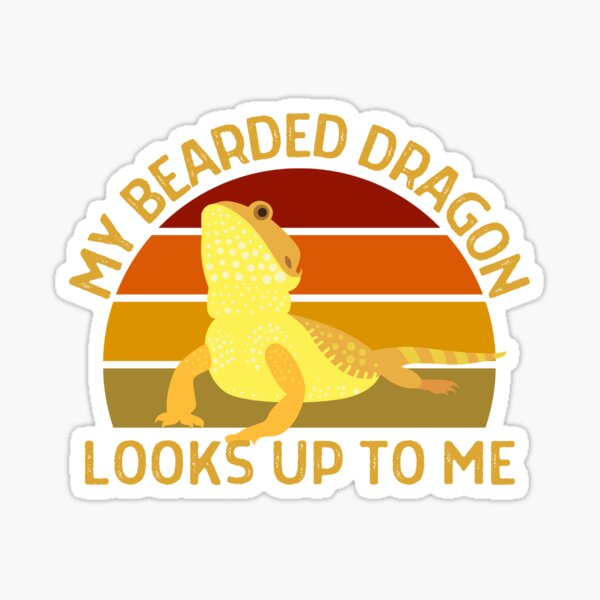 Item preview, My Bearded Dragon Looks Up to Me designed and sold by The Masked Designer.