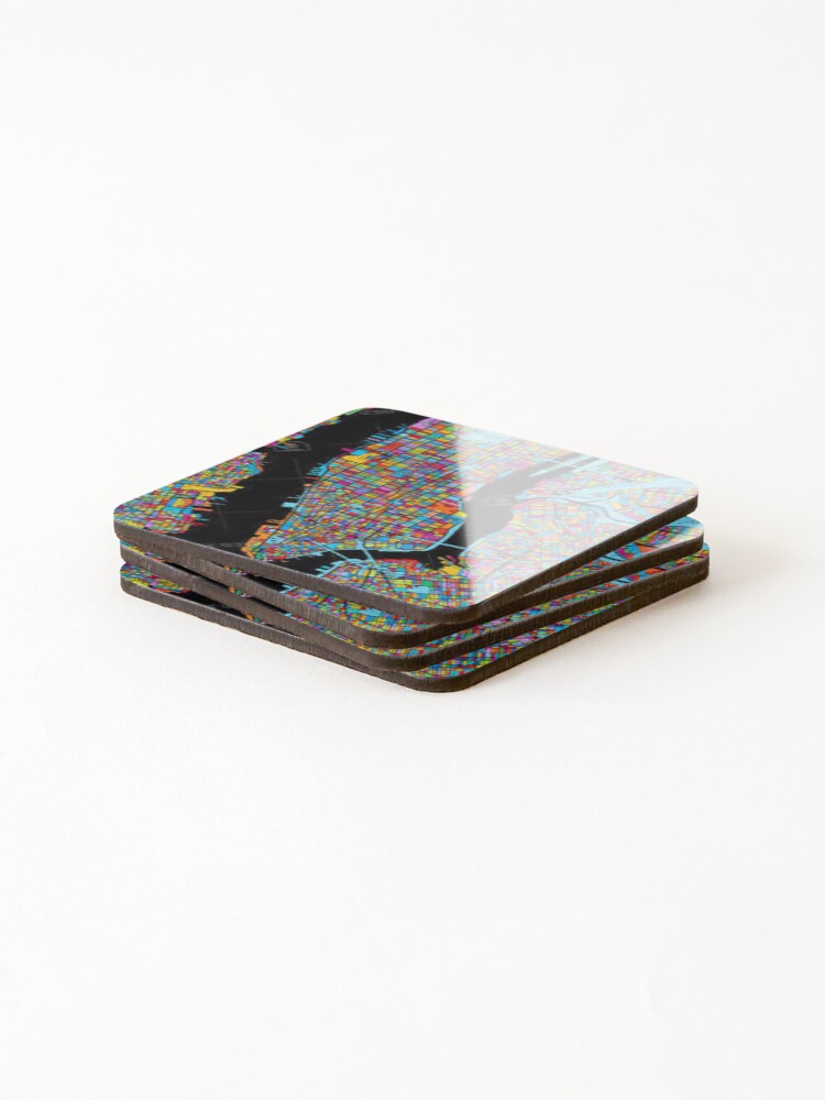 Thumbnail 4 of 5, Coasters (Set of 4), City In Color designed and sold by VentureBox.