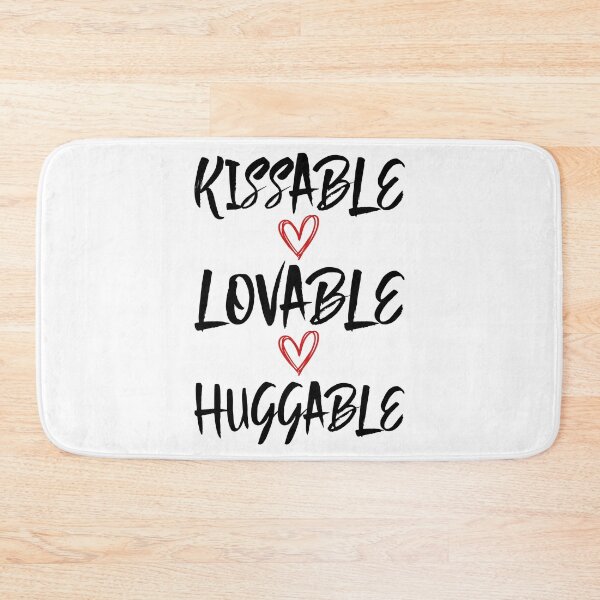 Item preview, kissable Lovable Huggable designed and sold by Bendthetrend.