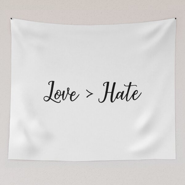 Item preview, Love Hate designed and sold by Bendthetrend.