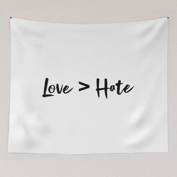 Item preview, Love Hate designed and sold by Bendthetrend.