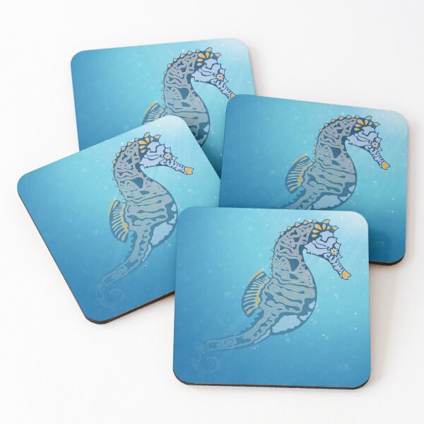 Item preview, Blue Seahorse Ocean Scene designed and sold by Haley G..
