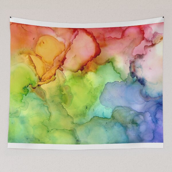 Item preview, Dusk and Summer (Alcohol Ink Painting) designed and sold by RoxyTocin.