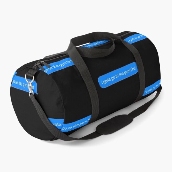 Item preview, I Gotta Go To The Gym First Text Message - Funny Gym designed and sold by GymWearDepot.