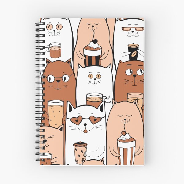 Item preview, Cute coffee cats designed and sold by MHDesignstore.