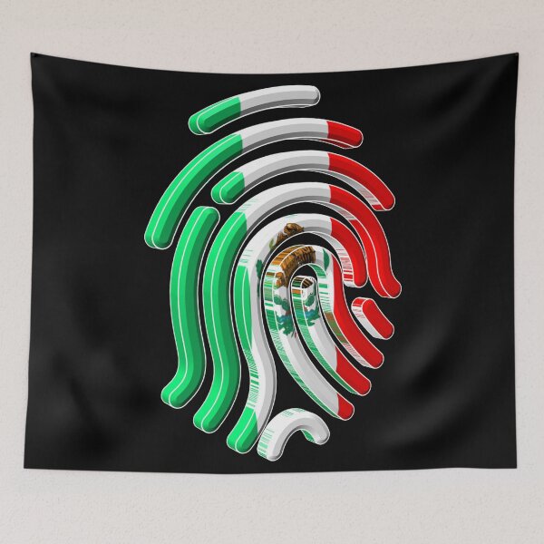 Item preview, Mexico Flagprint (B) designed and sold by Boakes-Digital.