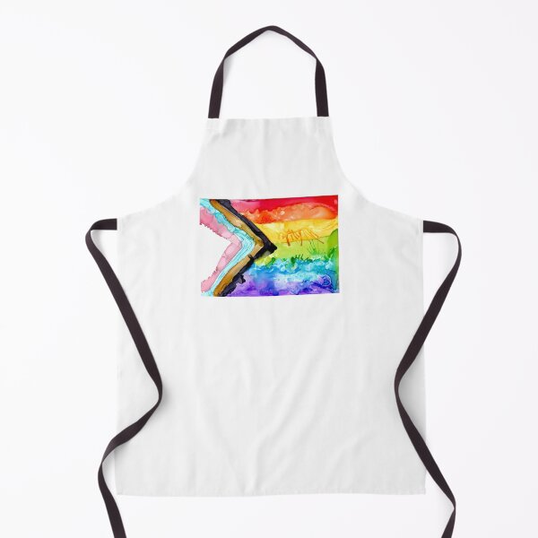 Item preview, Inclusive Pride Flag (Alcohol ink and mixed media pour) designed and sold by RoxyTocin.