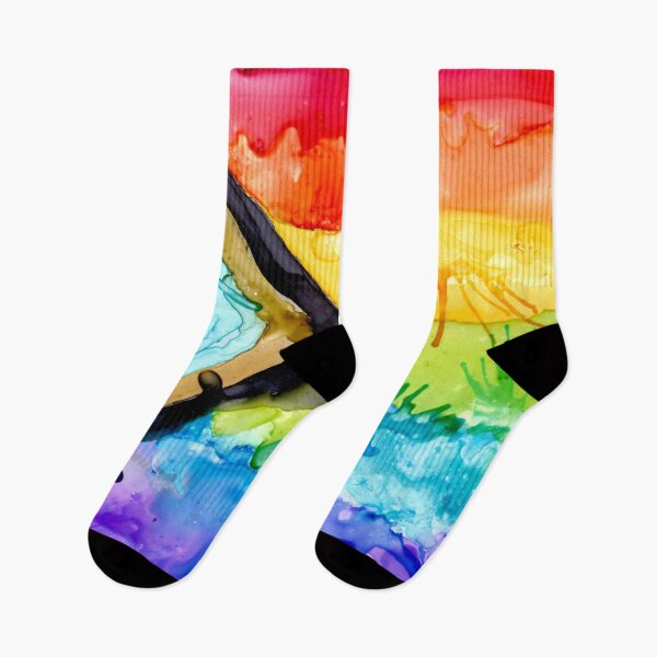 Item preview, Inclusive Pride Flag (Alcohol ink and mixed media pour) designed and sold by RoxyTocin.