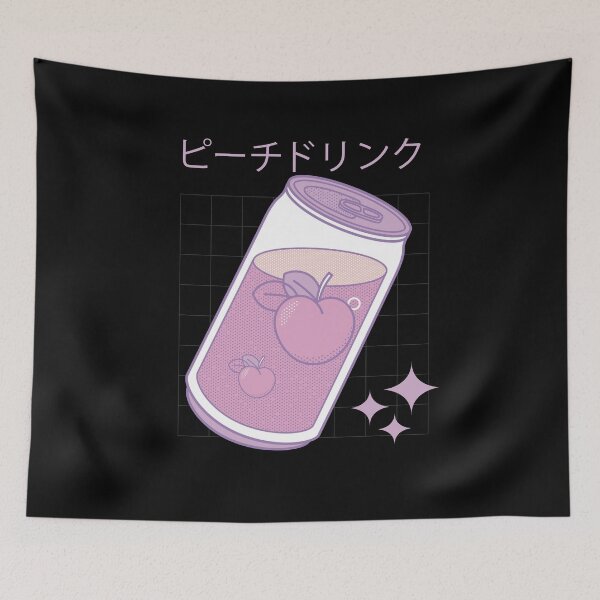 Item preview, 90s japanese aesthetic peach soda designed and sold by TamGustam.