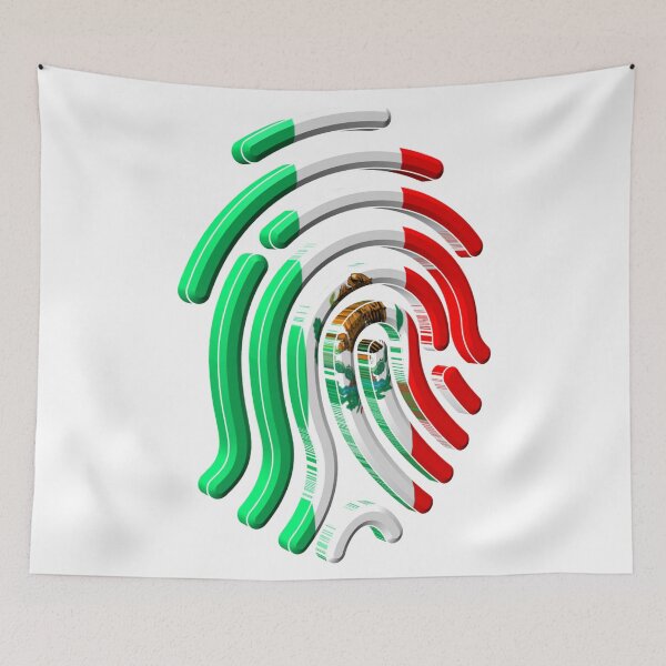 Item preview, Mexico Flagprint (W) designed and sold by Boakes-Digital.