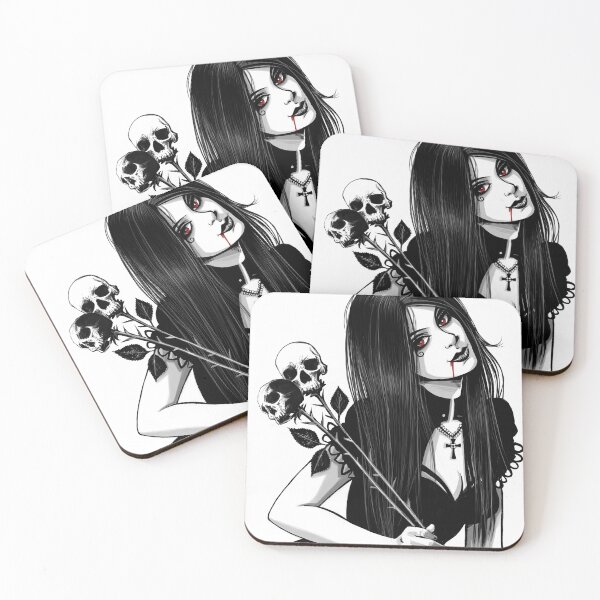 Item preview, Vampire and death roses  designed and sold by Rodrigocardoso.