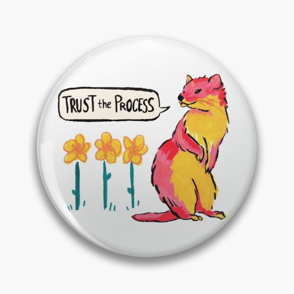 Item preview, Trust the process (Yellow Variation) designed and sold by studioemrose.