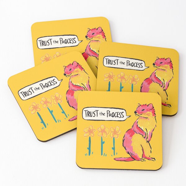 Item preview, Trust the process (Yellow Variation) designed and sold by studioemrose.