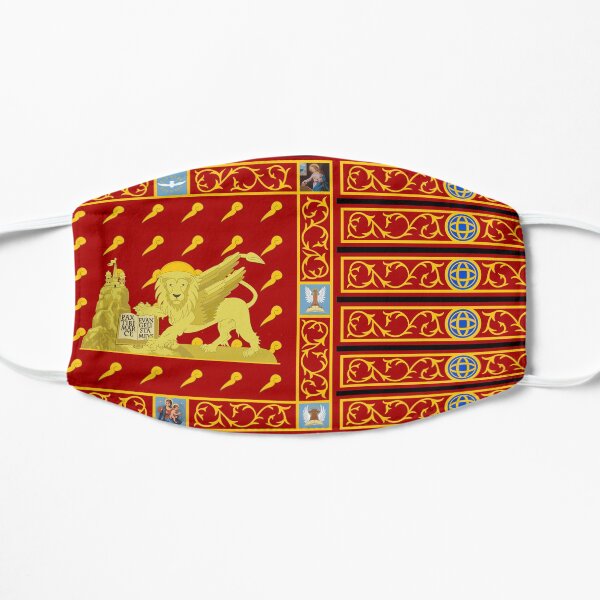 VENISE VENEZIA ITALIE DRAPEAU Masque sans plis