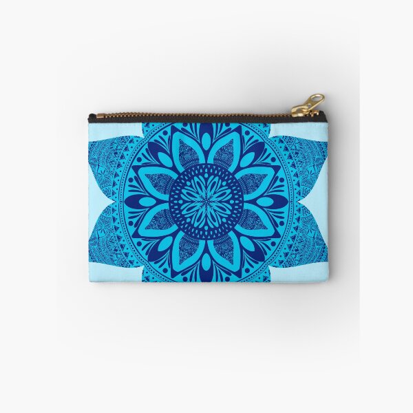 Item preview, Blue floral mandala. designed and sold by Jaded Willow.