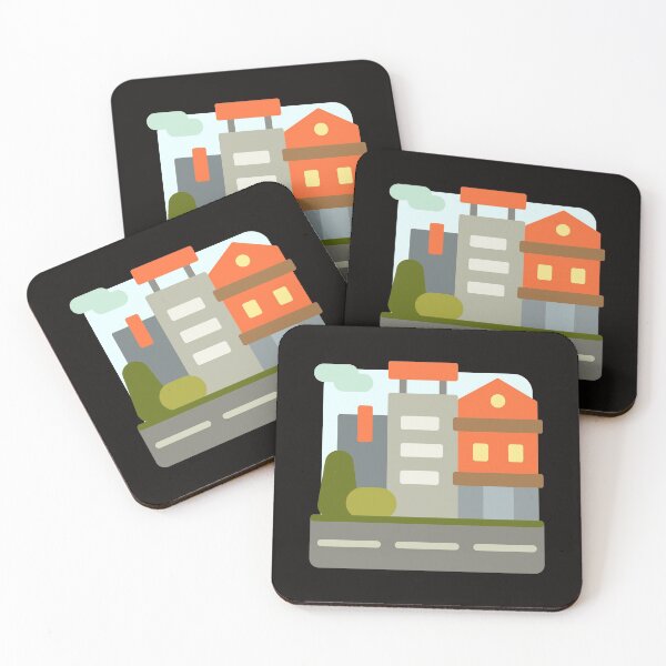 Item preview, street village view designed and sold by dablohotaru.