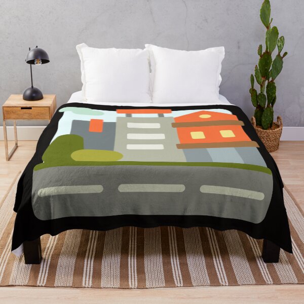 Item preview, street village view designed and sold by dablohotaru.
