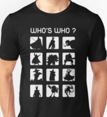 Who's who? (bad guys edition) Unisex T-Shirt