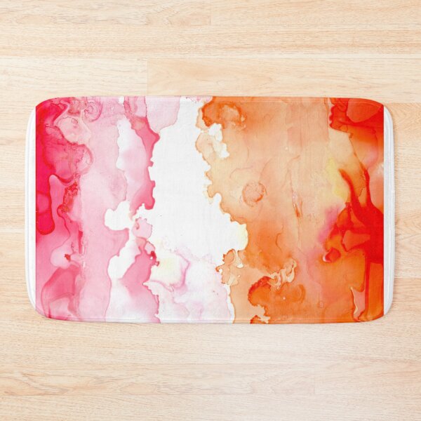 Item preview, Lesbian Pride Flag (Alcohol ink pour, vertical) designed and sold by RoxyTocin.