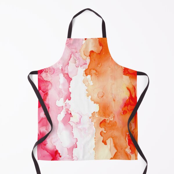 Item preview, Lesbian Pride Flag (Alcohol ink pour, vertical) designed and sold by RoxyTocin.