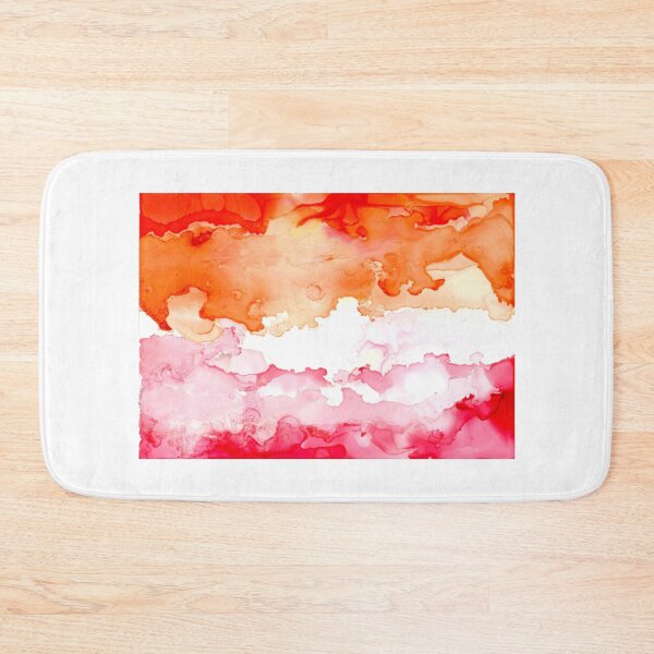 Item preview, Lesbian Pride Flag (Alcohol ink pour, horizontal)  designed and sold by RoxyTocin.