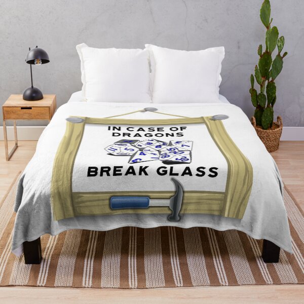 Item preview, In case of dragons - break the glass - d20 designed and sold by MerchActually.