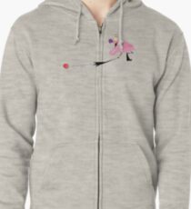 Flamingo's yo-yo Zipped Hoodie
