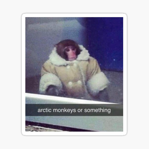 monkey meme Sticker