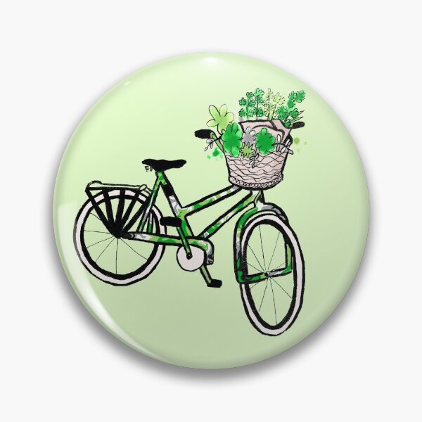 Aperçu de l'œuvre Vélo aromantique, démiromantique et agender (variante verte) créée et vendue par studioemrose.